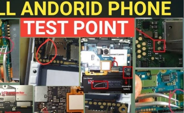 mobile motherboard testing point