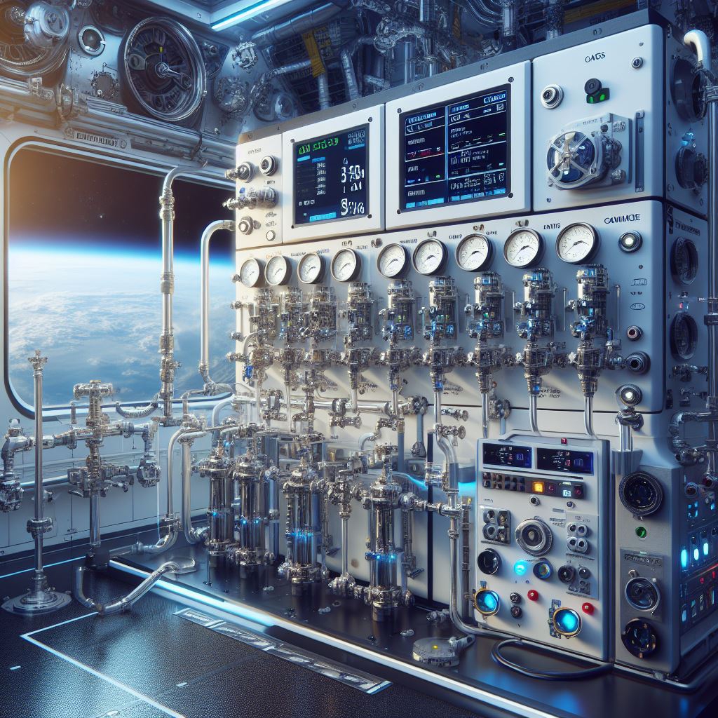 Carbon Dioxide Removal System in Space Station